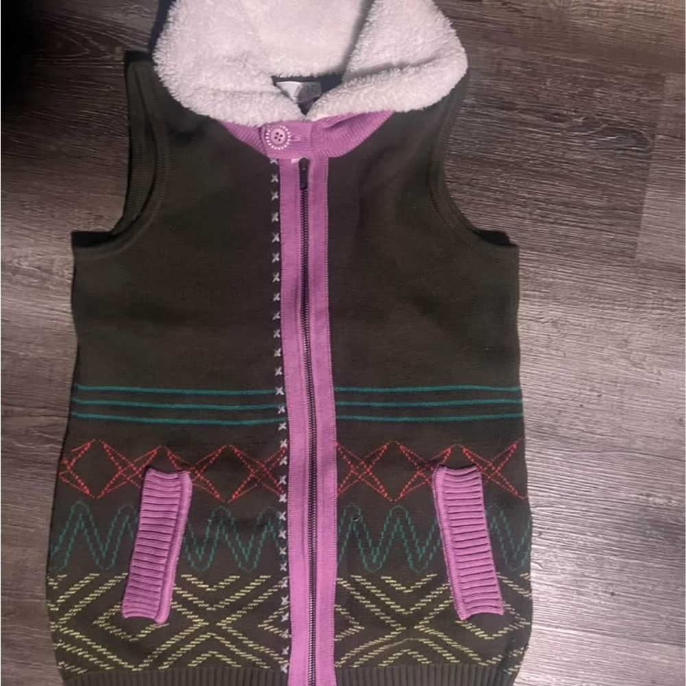 Matilda Jane Green and Pink Kids Vest